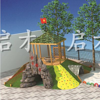 攀爬網兒童樂園設施廠家_兒童樂園蹦床定制_景區拓展樂園設施廠家直銷